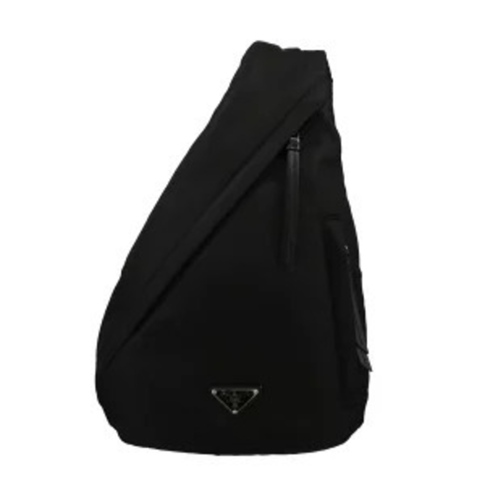 Prada Body Belt Bum Crossbody Bag Black V NERO